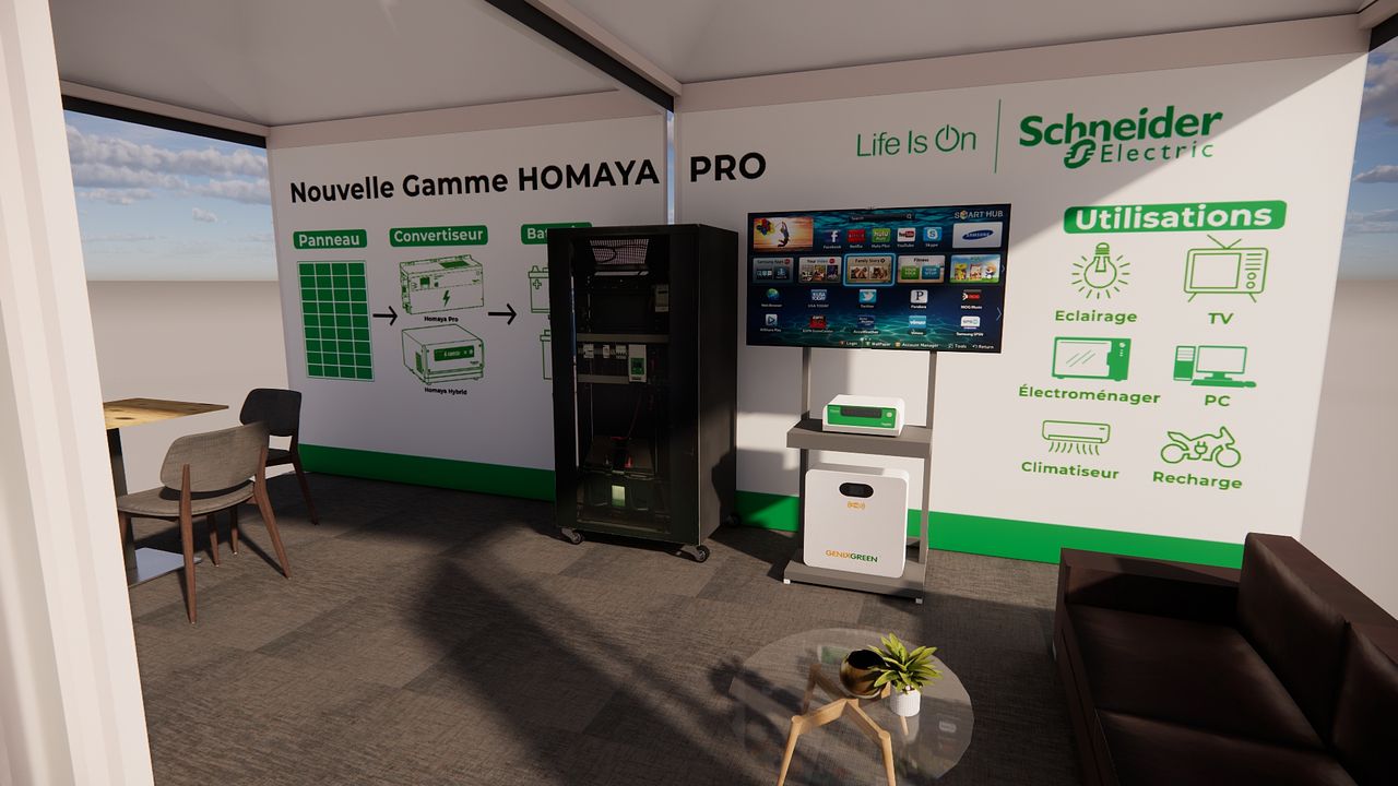Simulation de stand en 3D