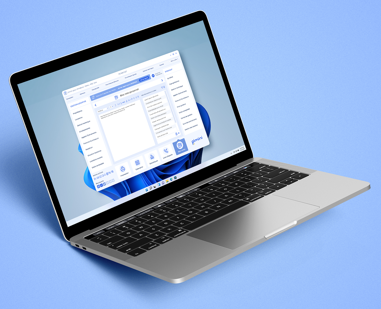 Refonte design logiciel windows