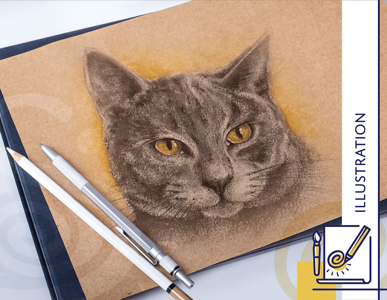 Illustration artistique - portrait animalier