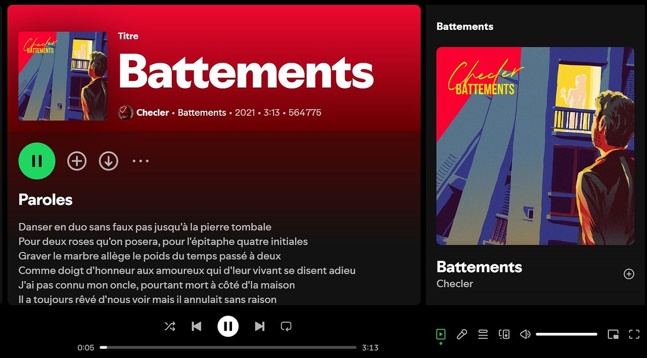 Battements - Checler