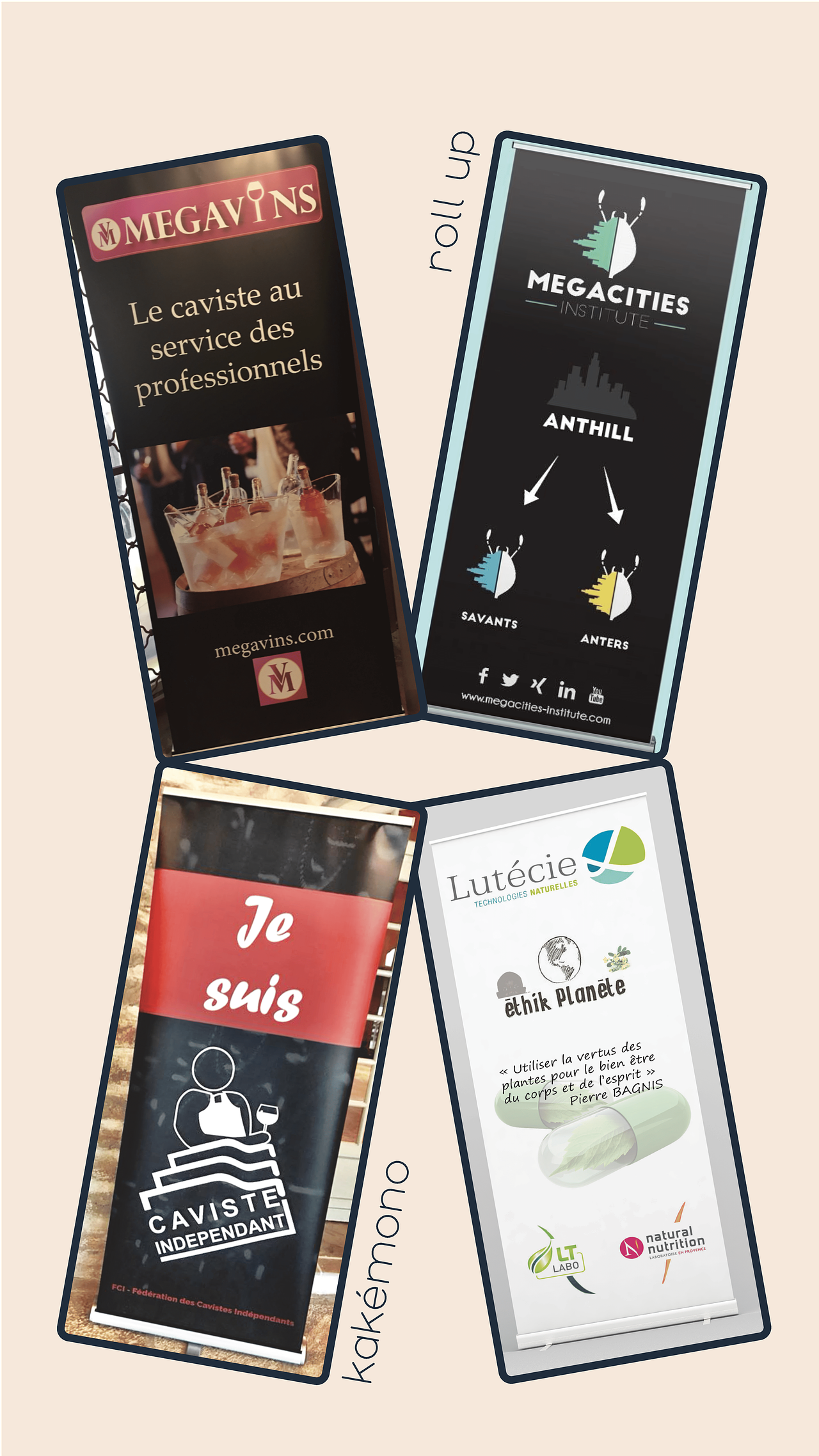 PROJET - Création graphique - Roll Up Kakemono