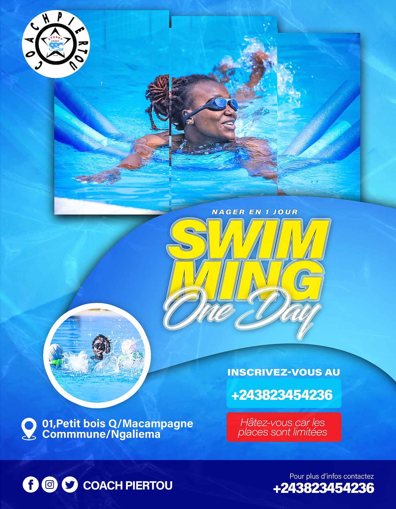 Flyers swimming