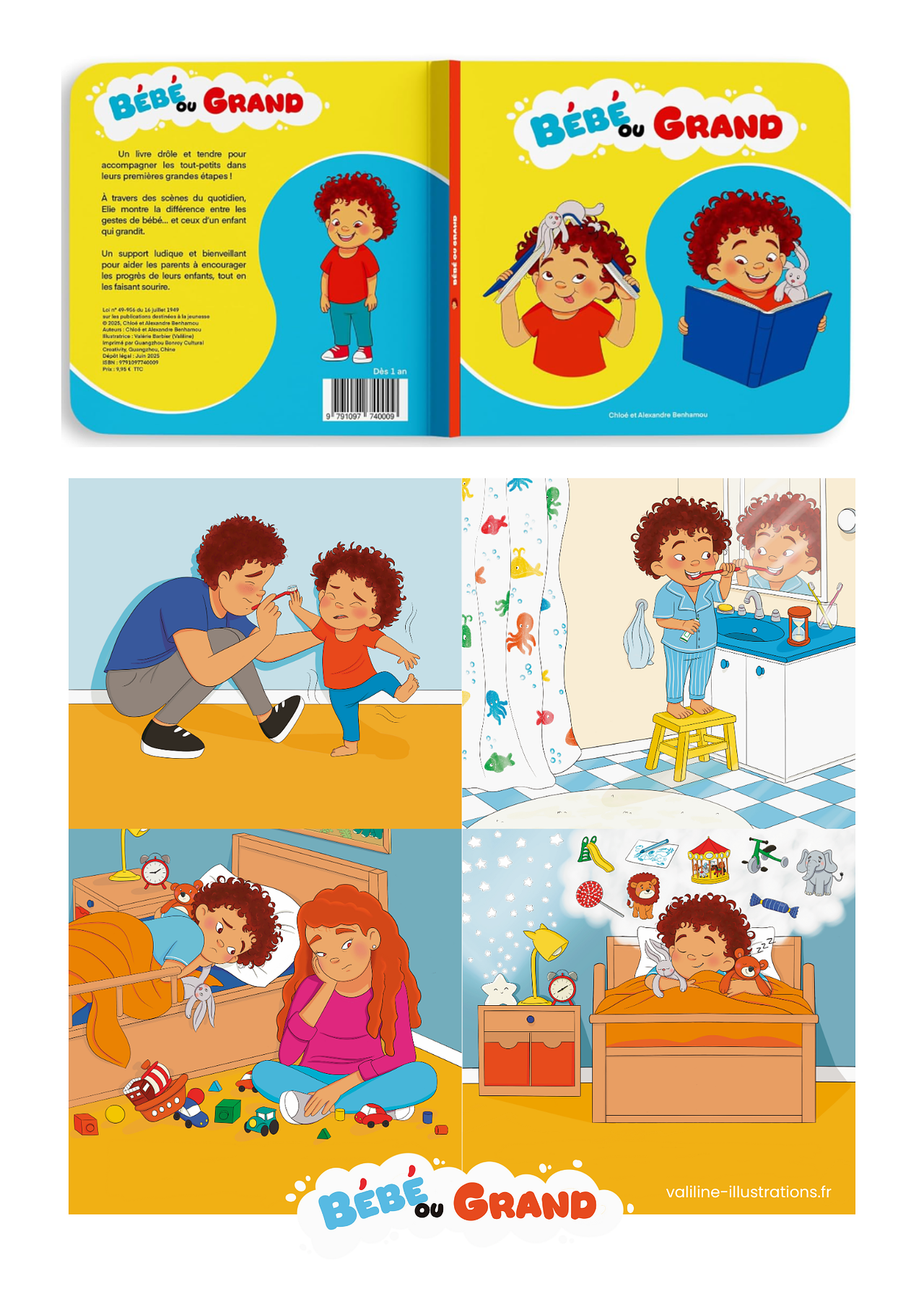 Album jeunesse Bébé ou Grand