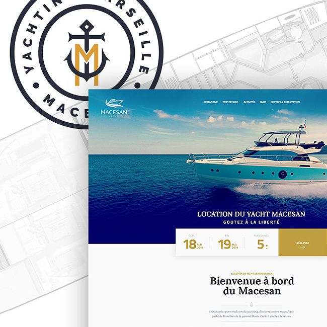 Yachting - Site internet