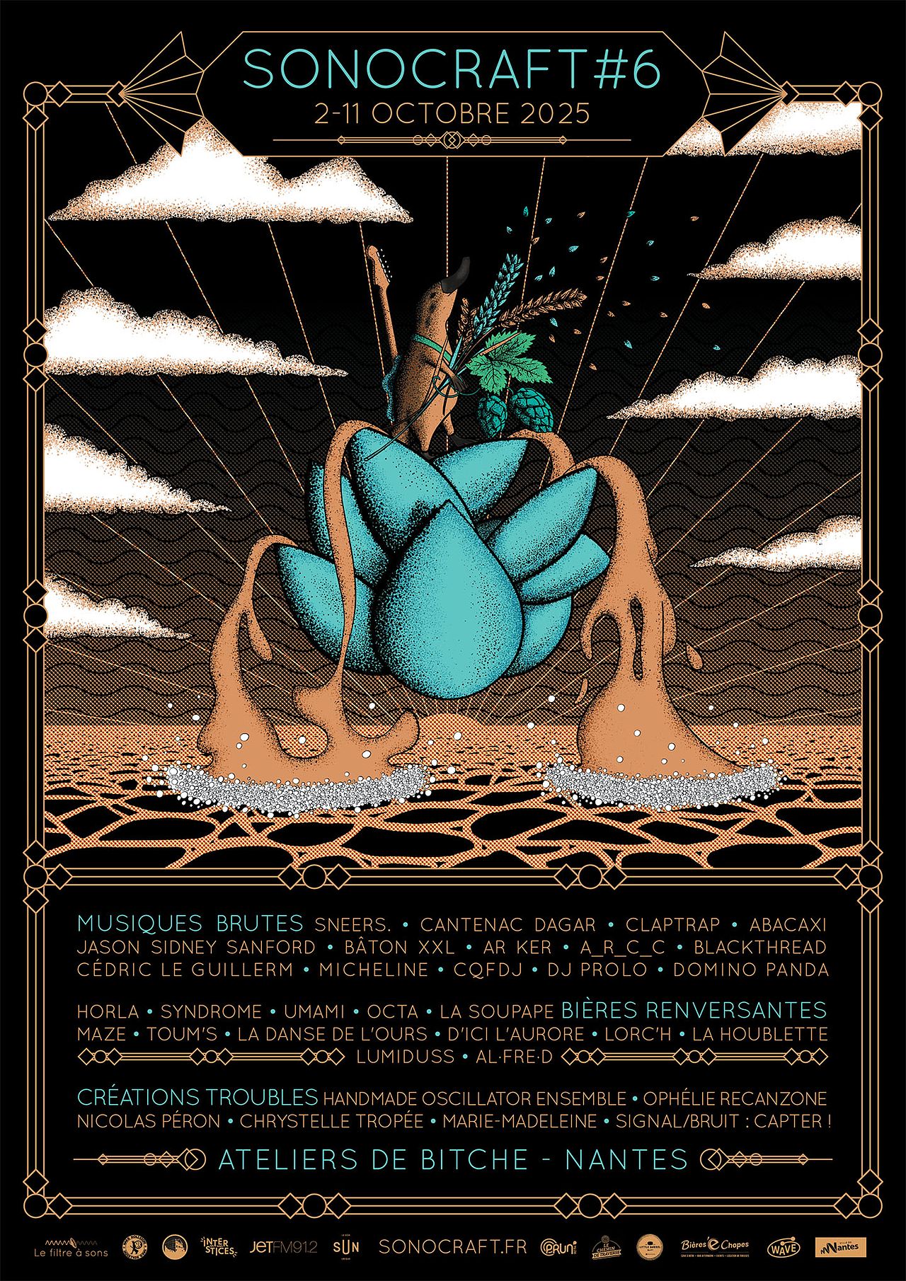 Affiche festival Sonocraft 2025