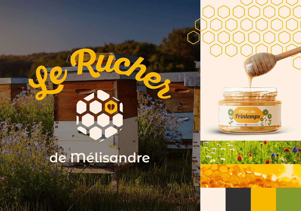 Logo "Le Rucher de Mélisandre"