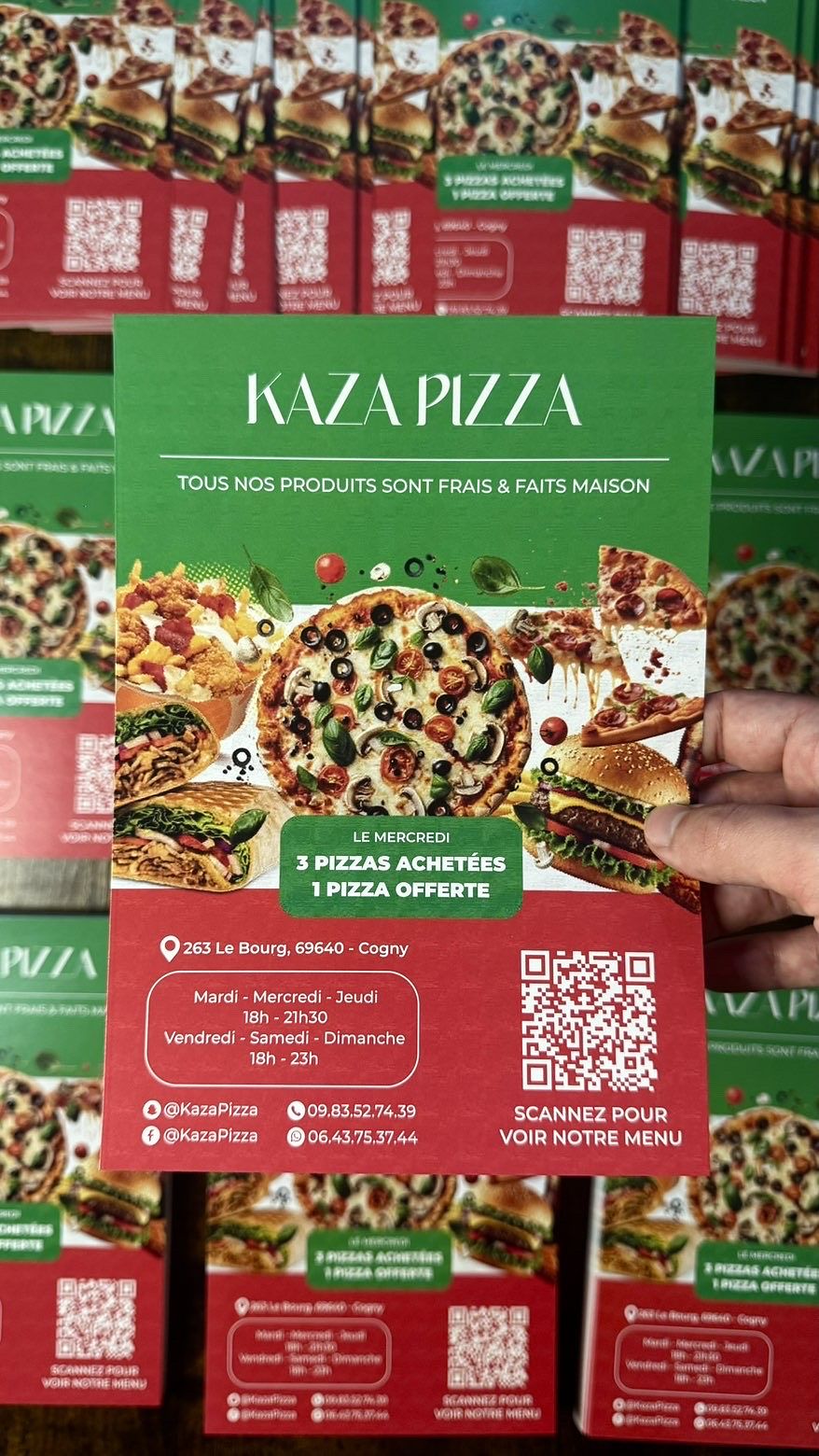 Flyer - Kaza Pizza