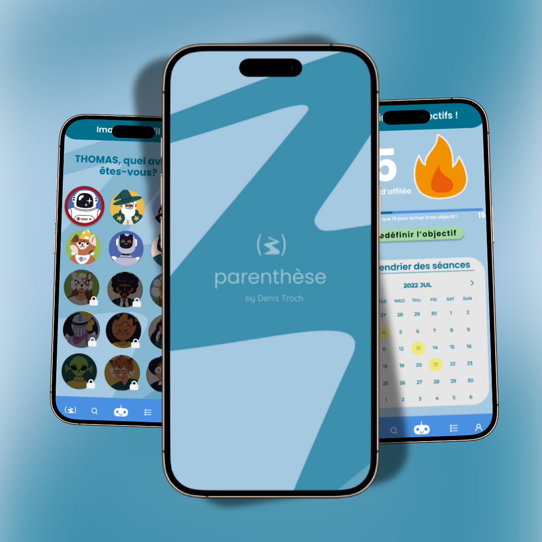 Redesign application "Parcours Parenthèse"