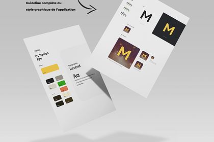 Charte/design system d'application - Médita