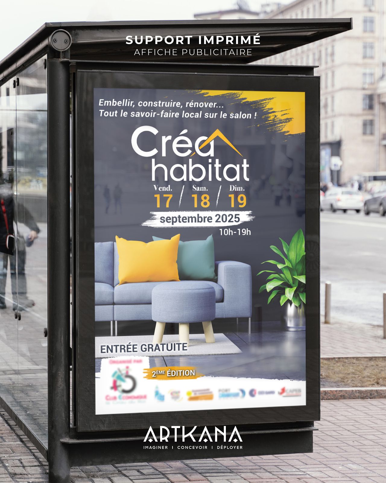 Créa'habitat - Affiche