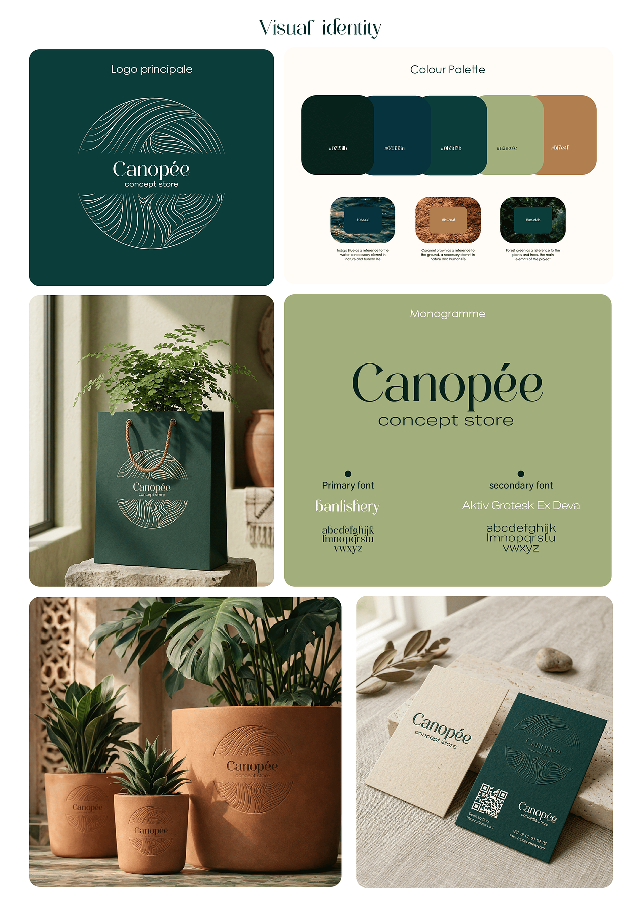 Identité visuelle d'un concept store