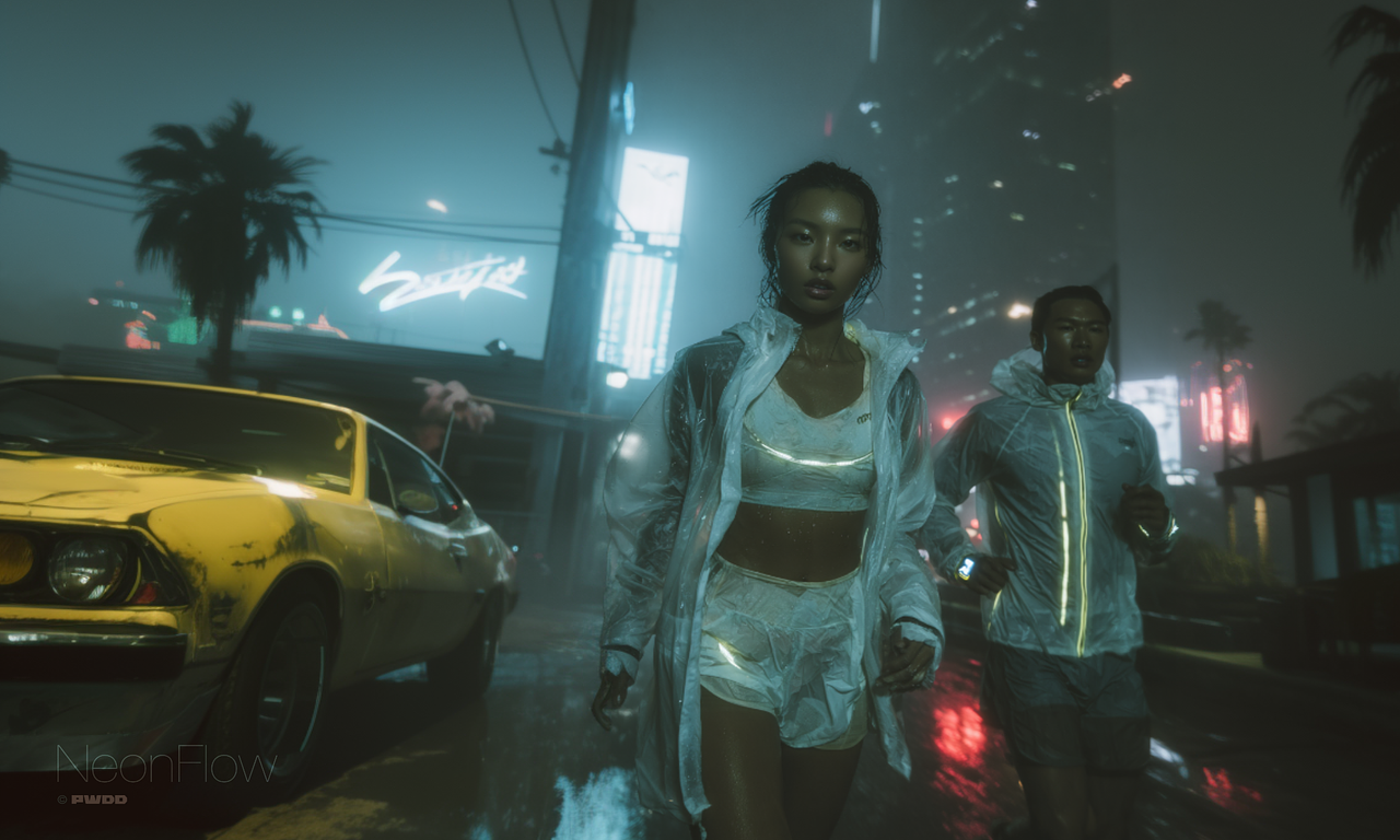NeonFlow – Urban Trail Running Experience
