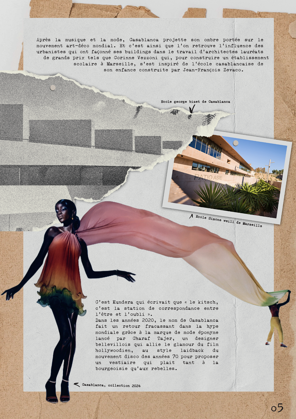 CASABLANCE Note d'intention cinéma - mise en page