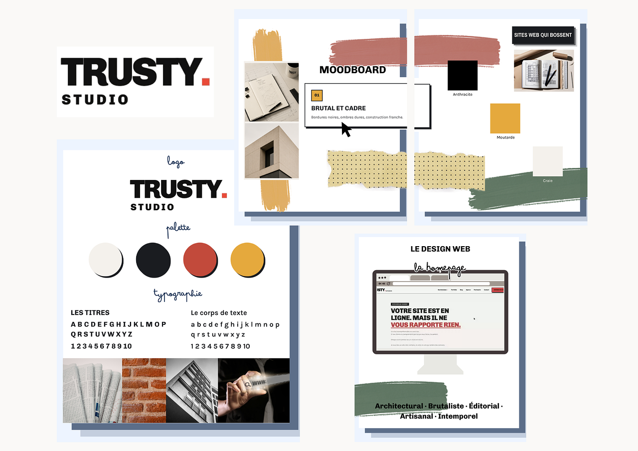 Identité visuelle complète | Trusty Studio