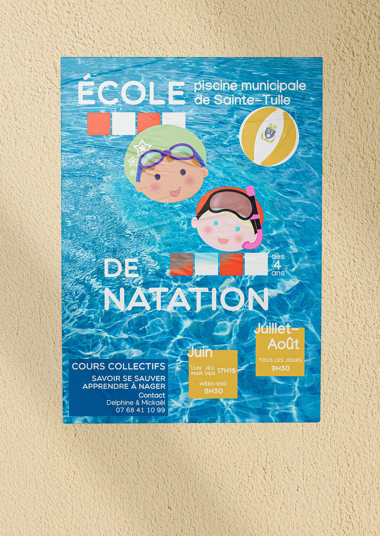 Affiche évènement municipal sportif - 2025