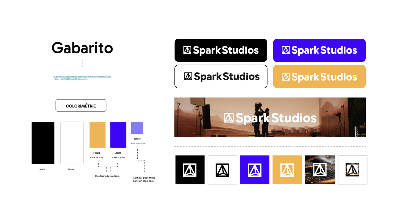 Refonte de marque - Spark Studios