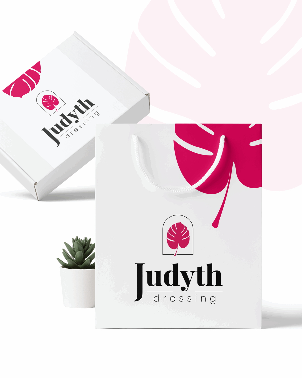 Identité visuelle, site e-commerce Judyth Dressing