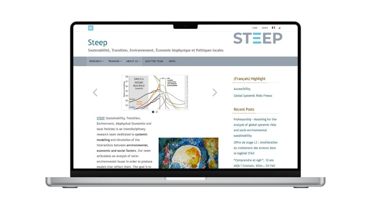 Création du site web STEEP