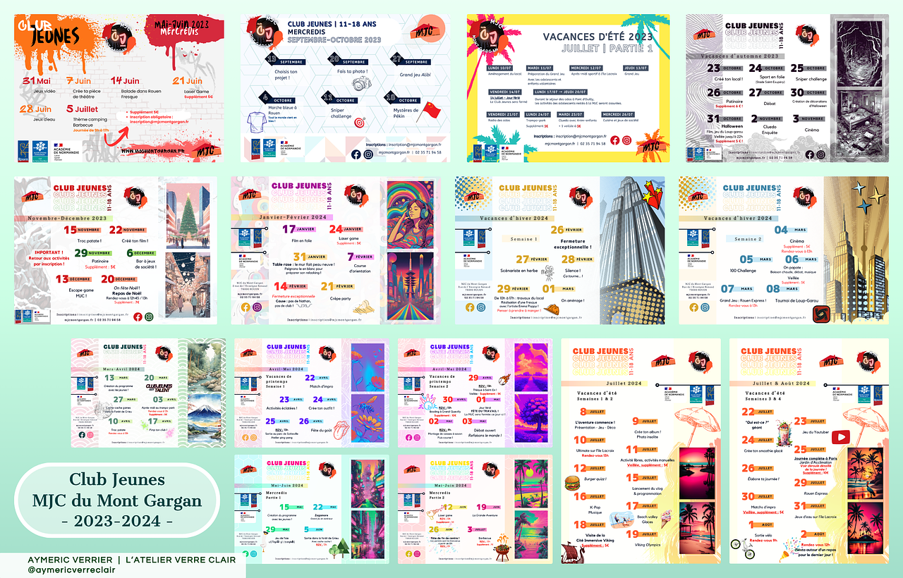 Programme "Club Jeunes" pour MJC Mont-Gargan