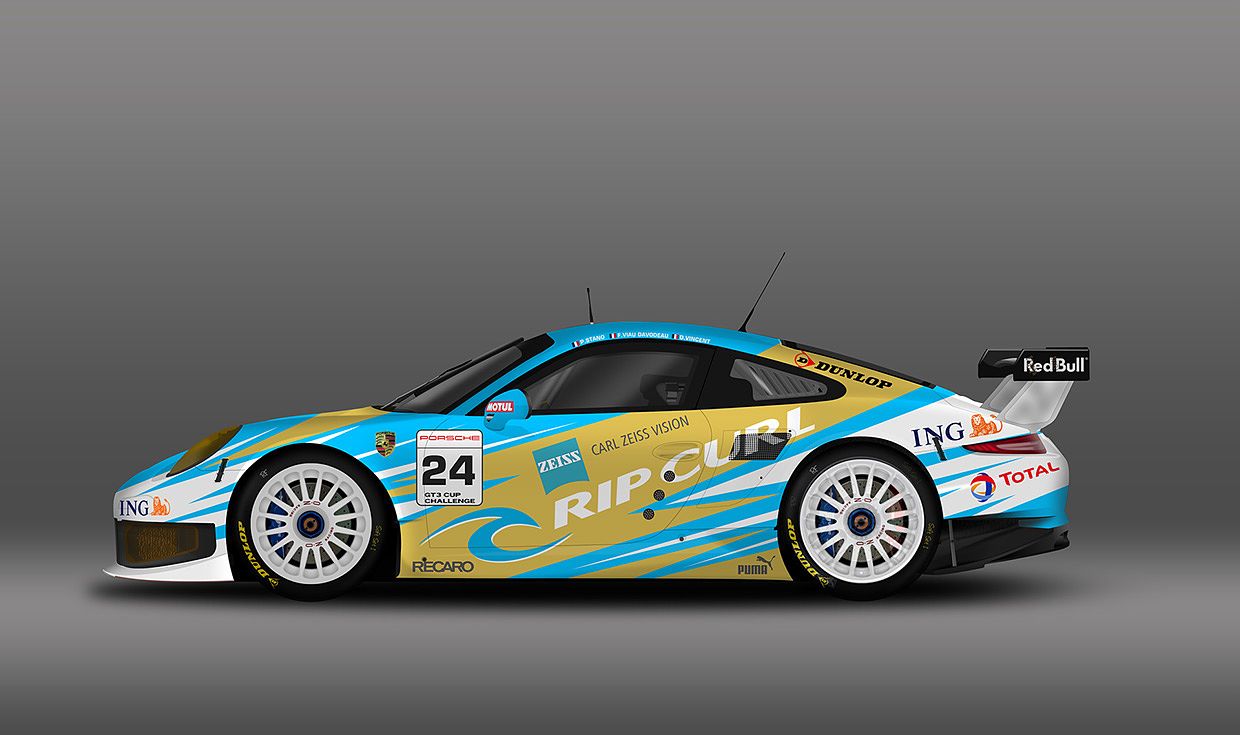 Modélisation d'une Porshe RSR sur Photoshop