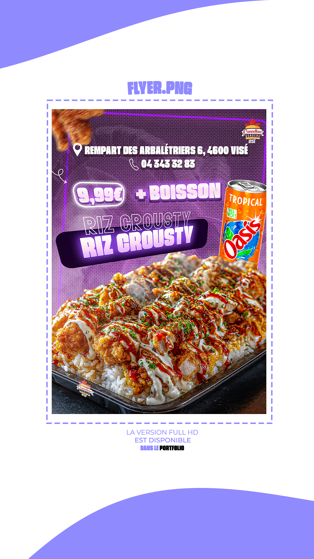 Flyer pour restaurant