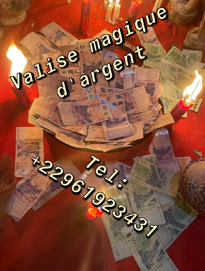 VALISE MAGIQUE MULTIPLICATEUR D'ARGENT