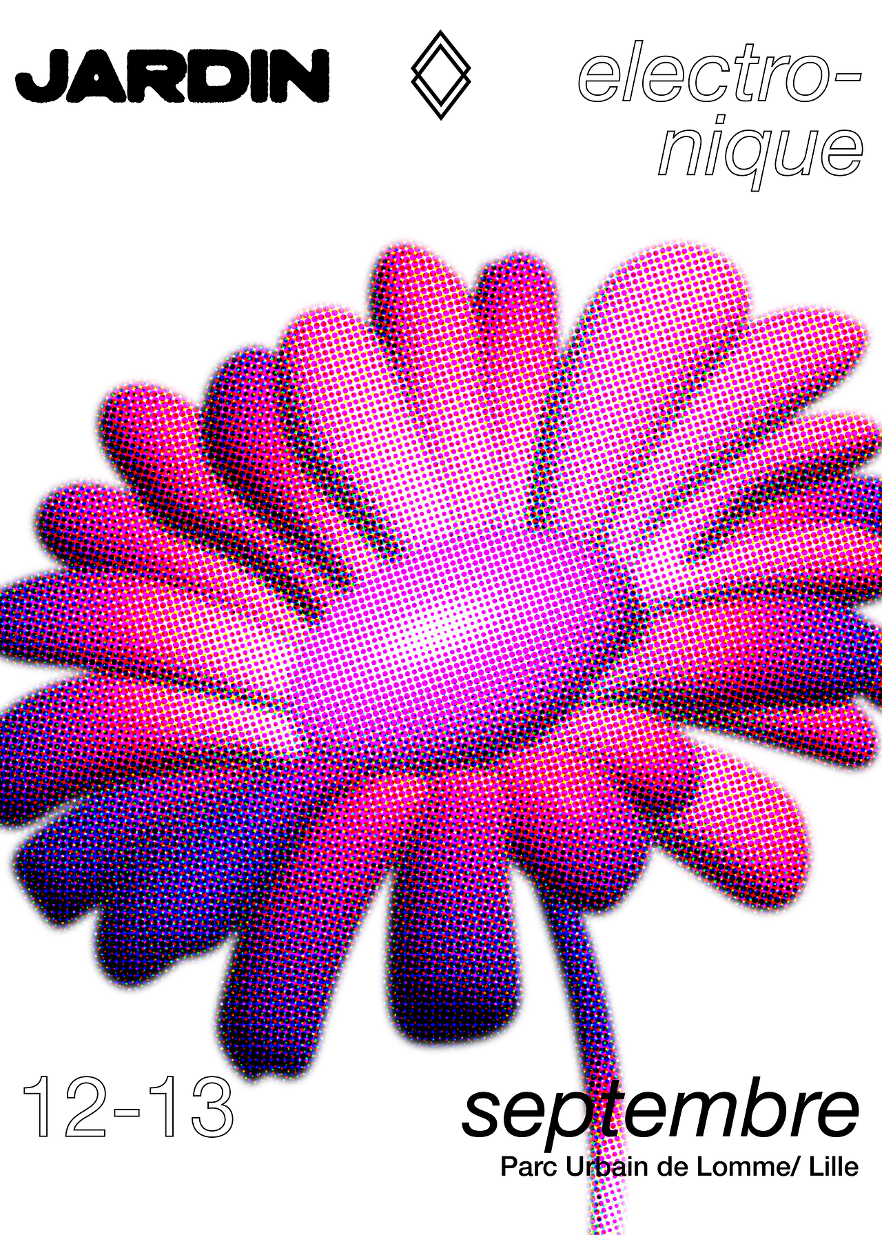 Affiche Jardin Electronique