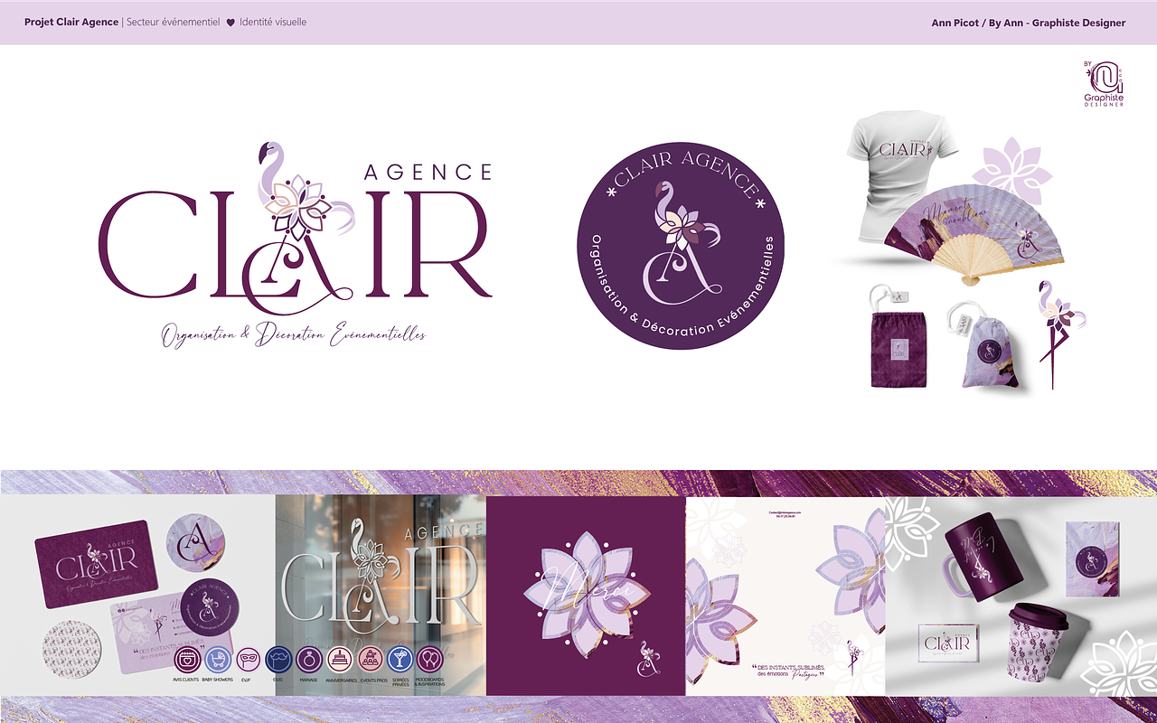CLAIR AGENCE - Identité visuelle & Charte