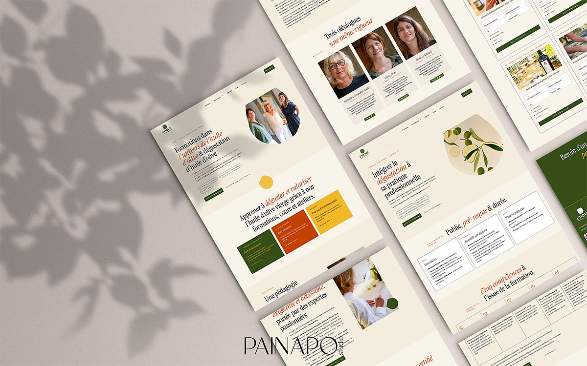 Refonte site web organisme formation