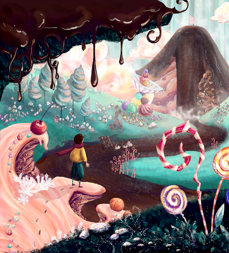 Illustration  - Charlie et la chocolaterie