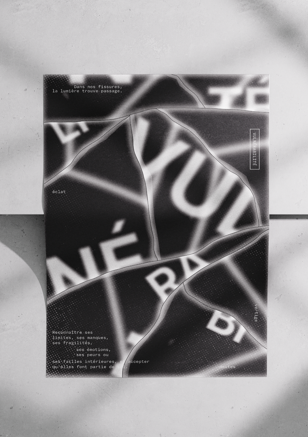 Affiche typographique – Création graphique 2