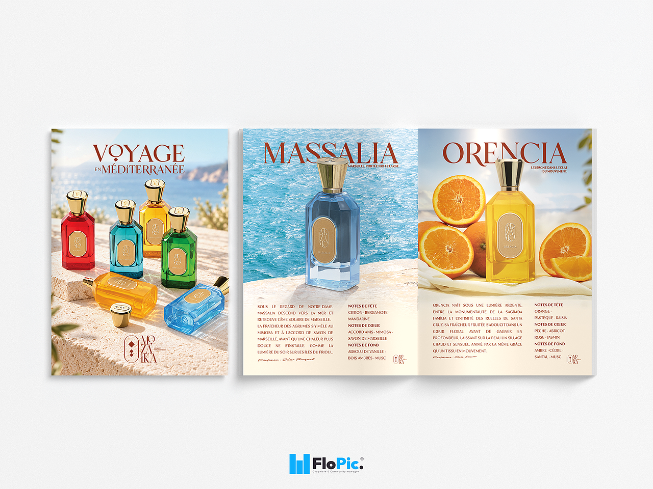 Catalogue et storytelling parfums