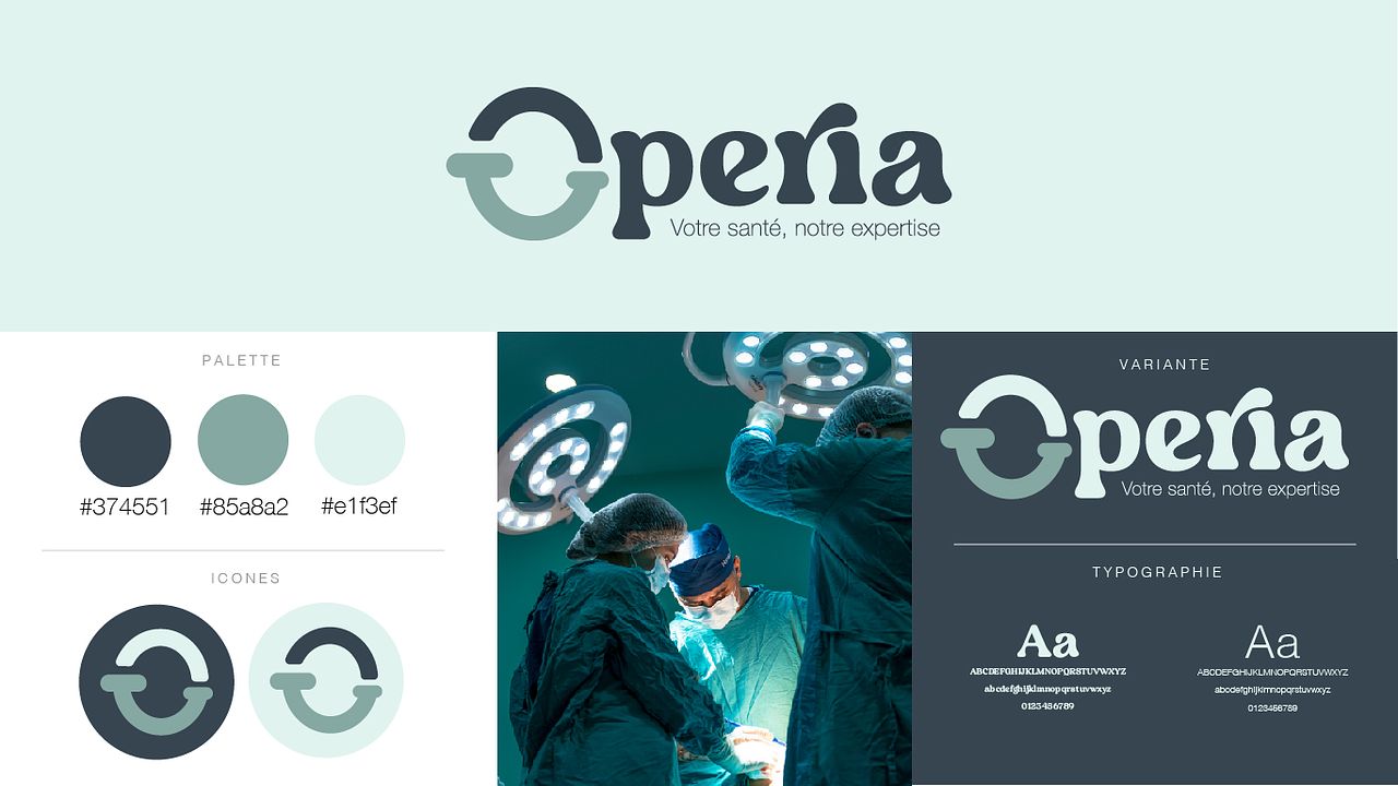 Operia logo branding