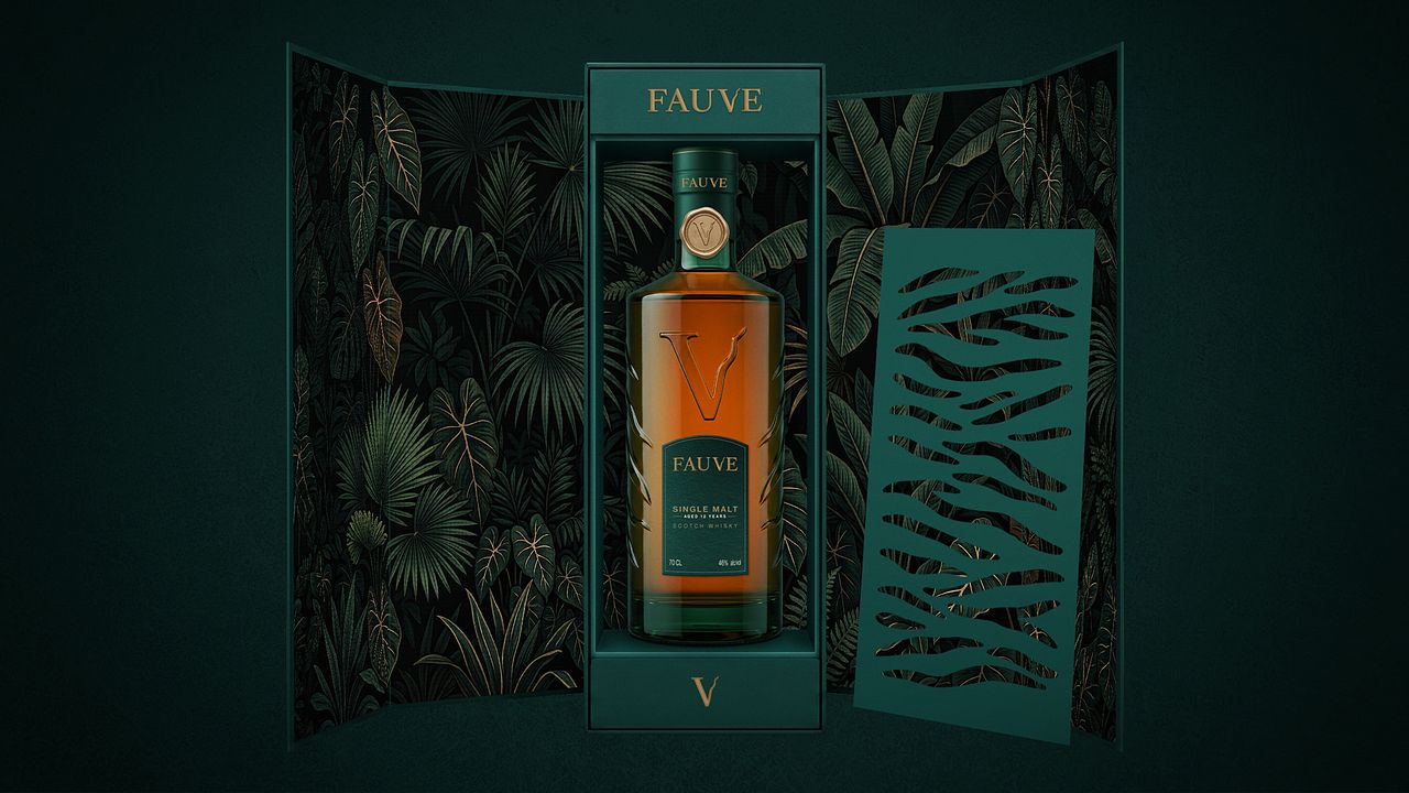 FAUVE — Identité et packaging d’un whisky premium