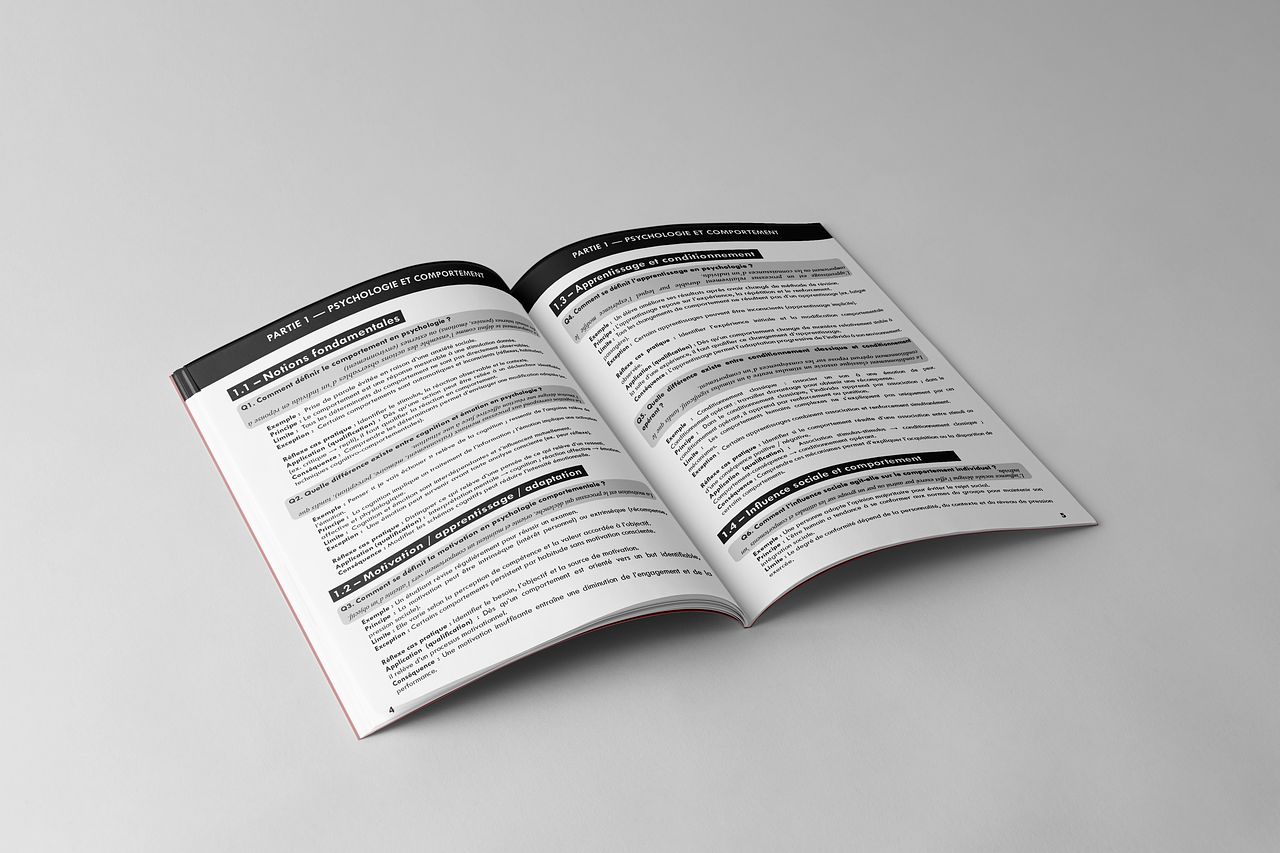 Questionnaire pour examen sur la psychologie