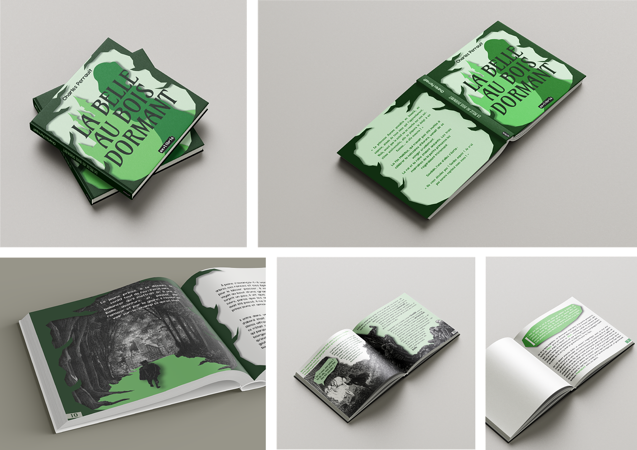 Design éditorial (La Belle au Bois Dormant)