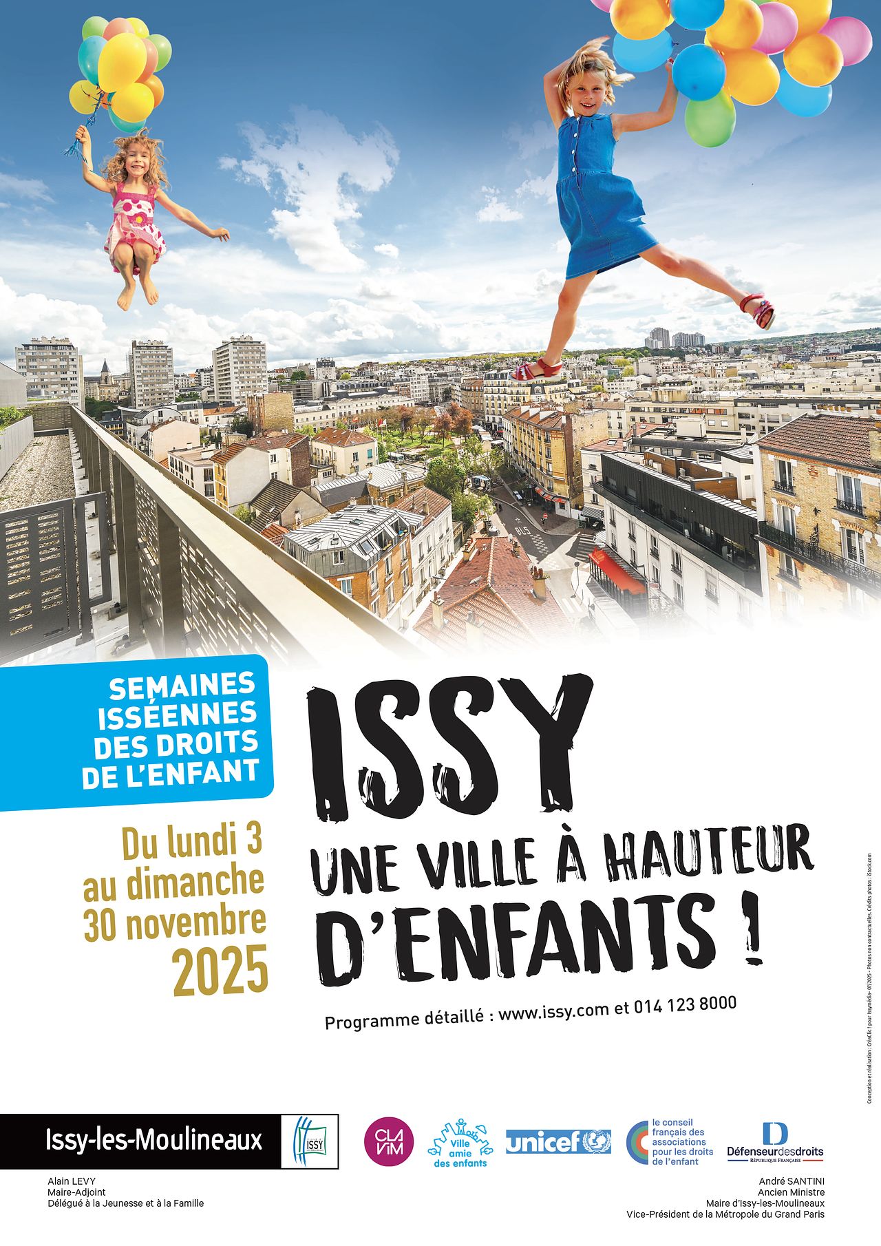 Affiche pour la ville d'Issy-les-Moulineaux