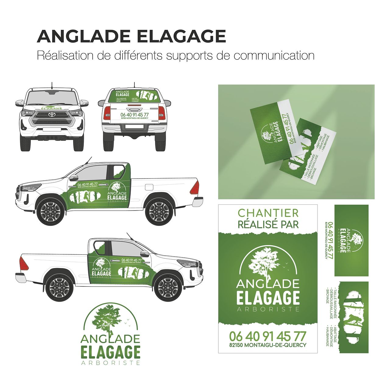 ANGLADE ELAGAGE - Véhicule + imprimerie