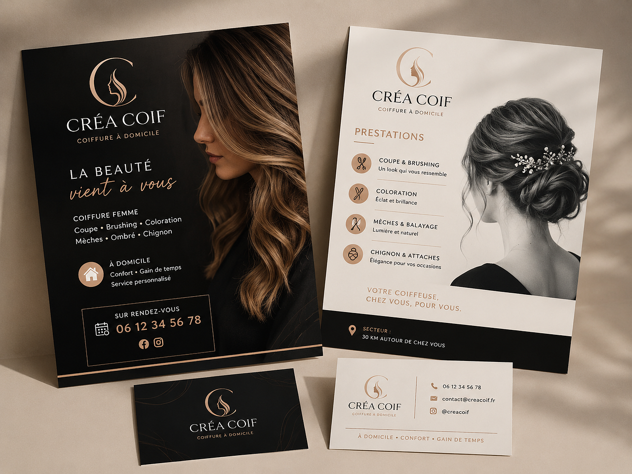 Carte de visite crea coif
