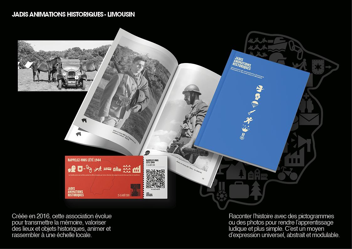 Identité visuelle Jadis Animations Historiques