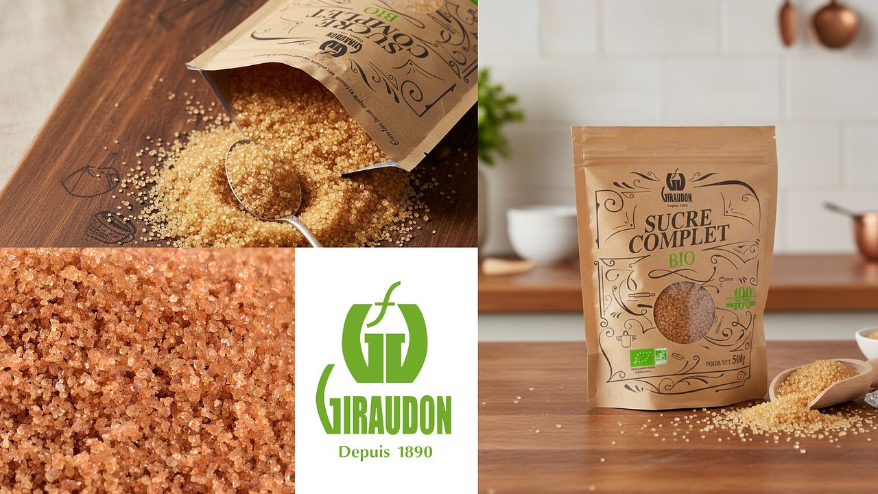 Sachet de sucre roux