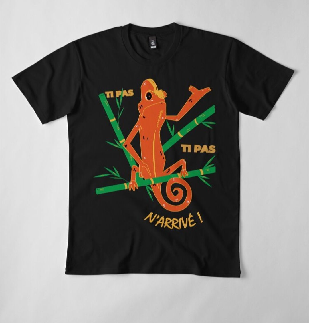 T shirt caméléon