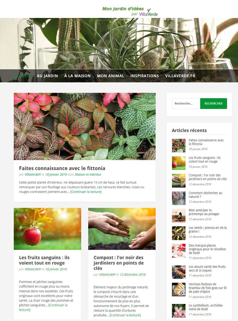 Réalisation d'un Blog