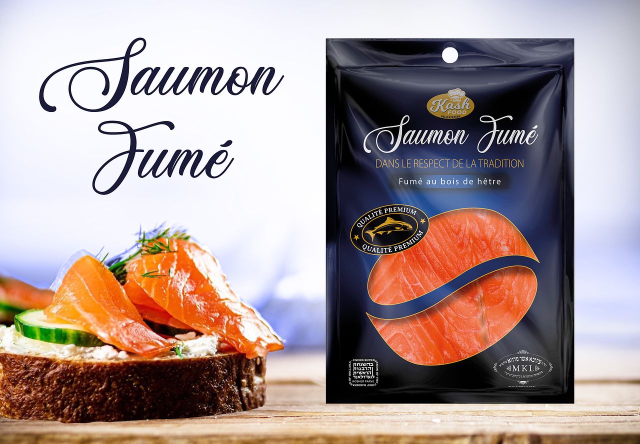 Packaging saumon fumé