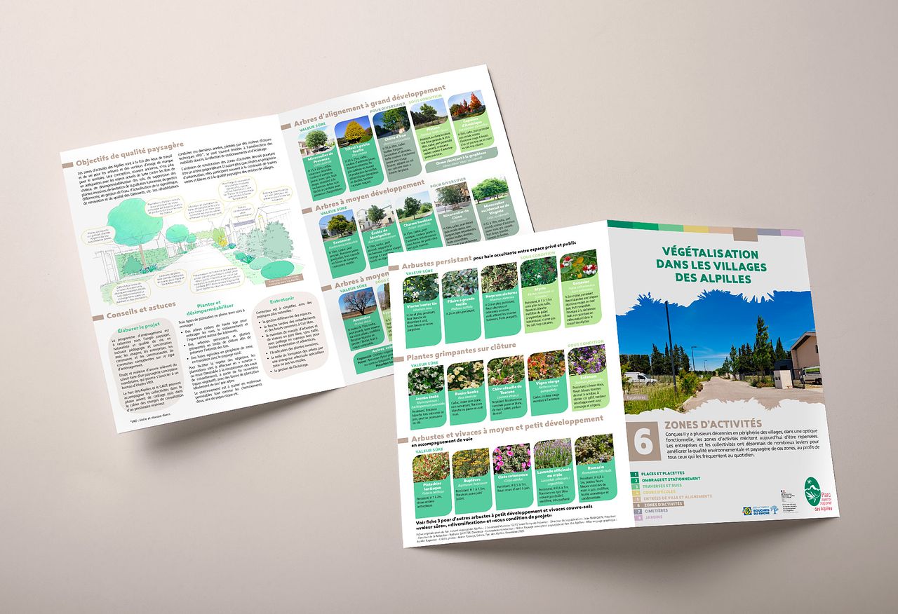 Fiches végétalisation - PNR Alpilles