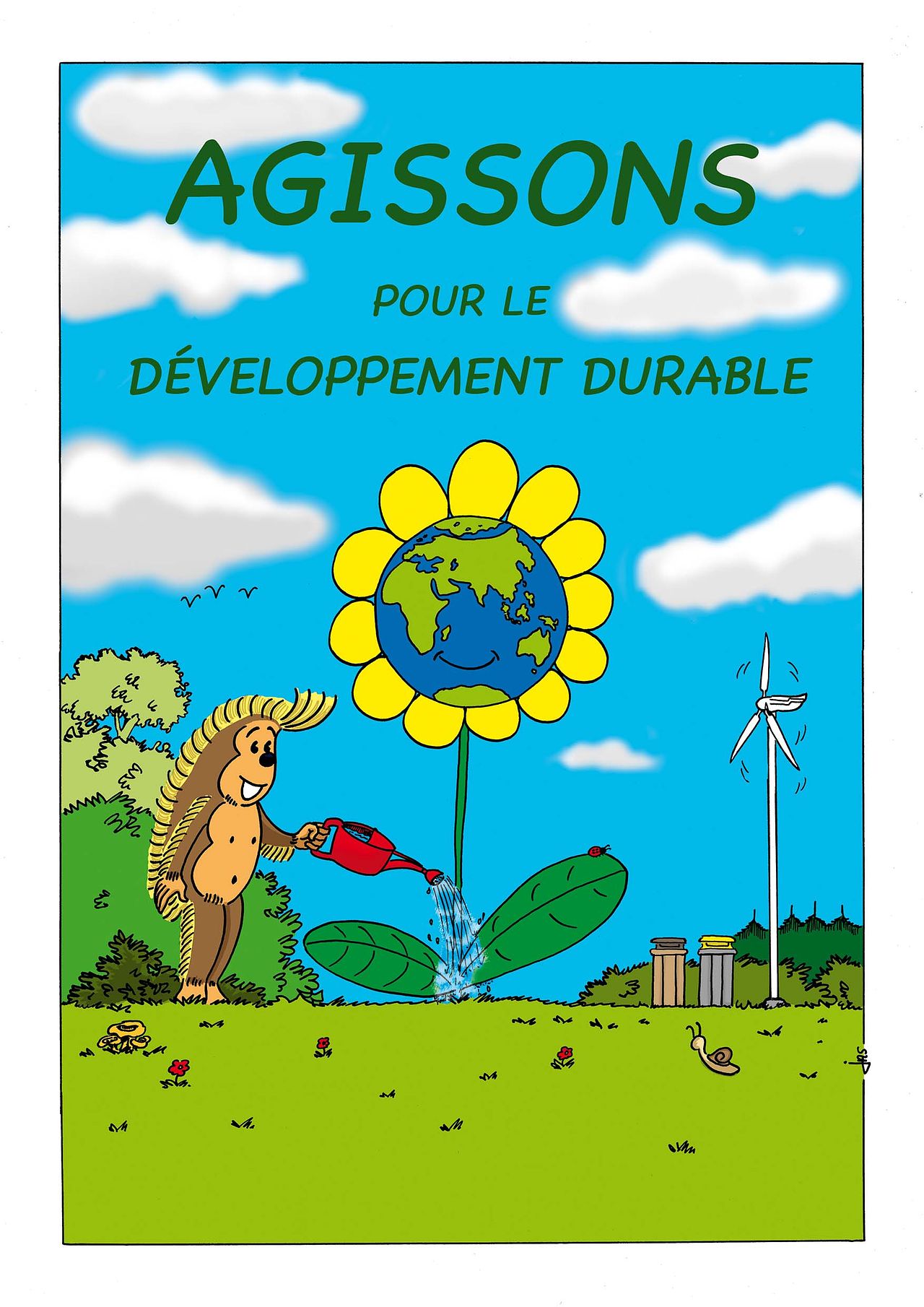 Affiche développement durable