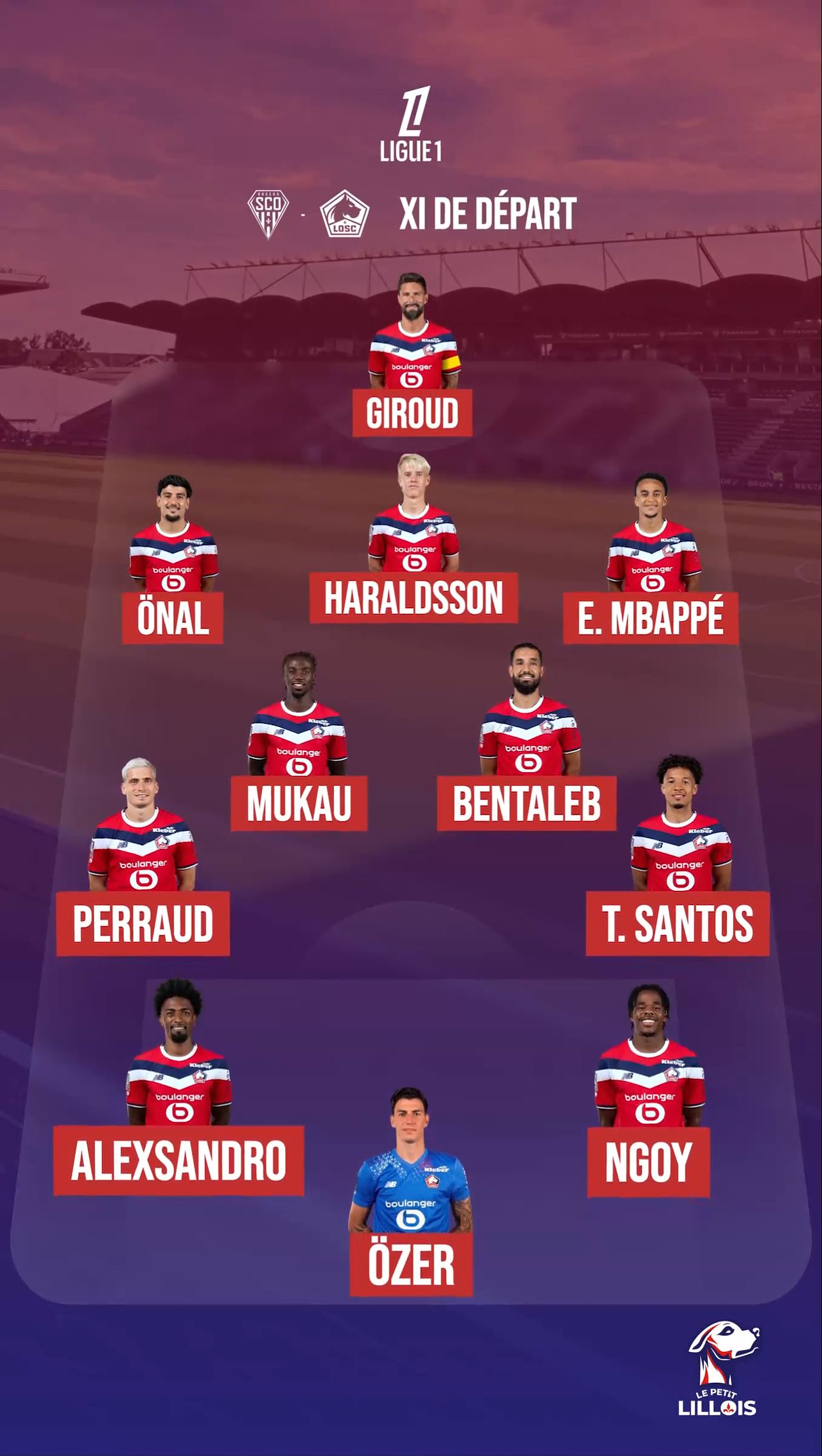 Vidéo "XI de départ"