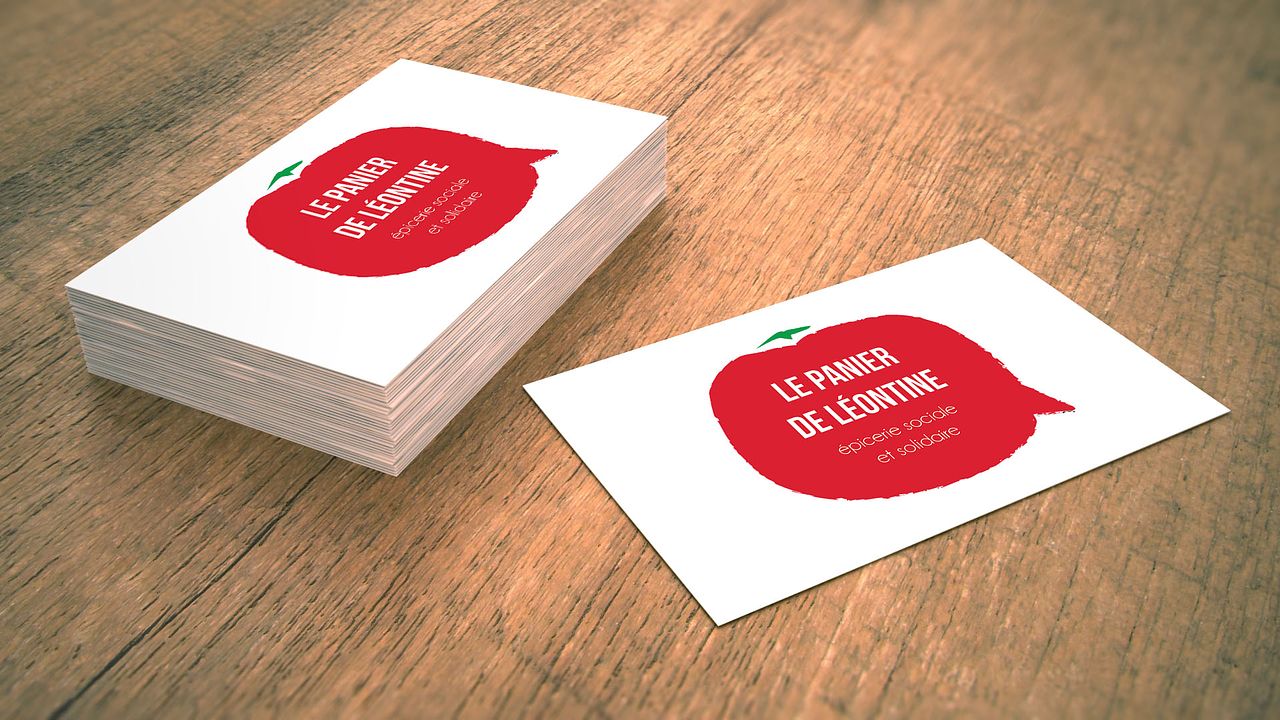 Carte de visite "Le Panier de Léontine"