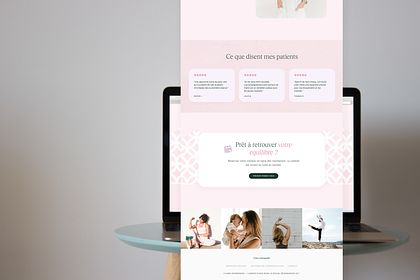 Branding & Design Web - Claire Ostéopathe