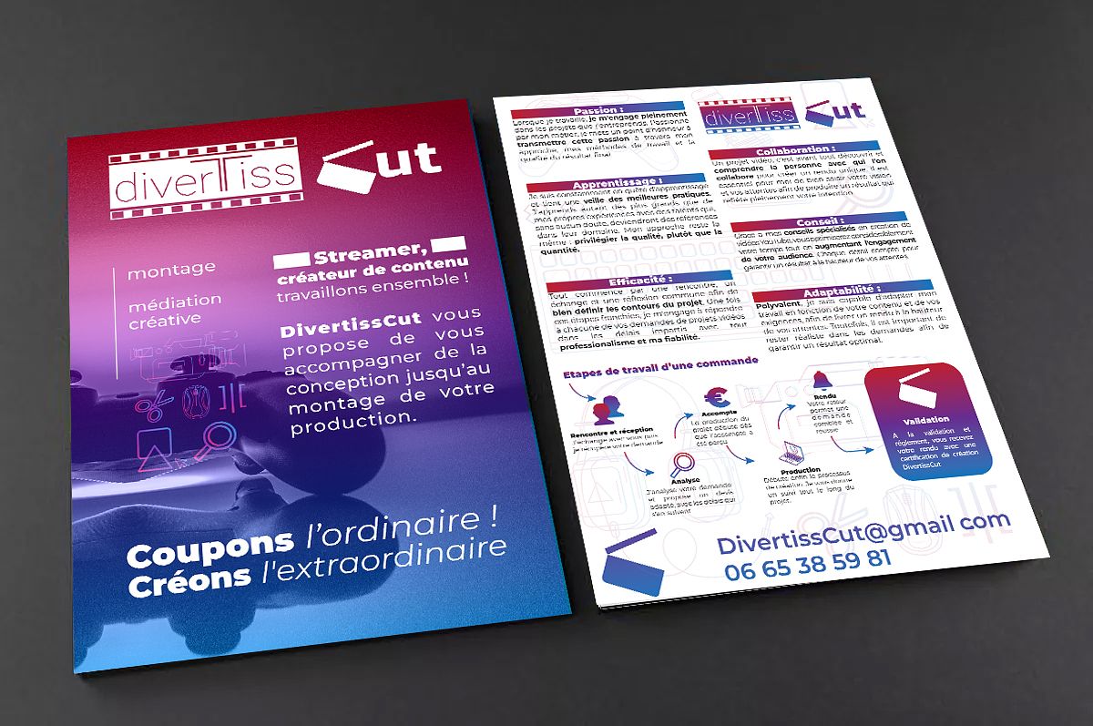 Flyer A5 DivertissCUT